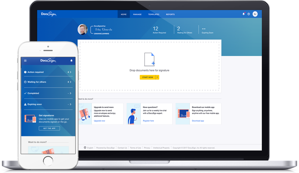 docusign desktop and mobile