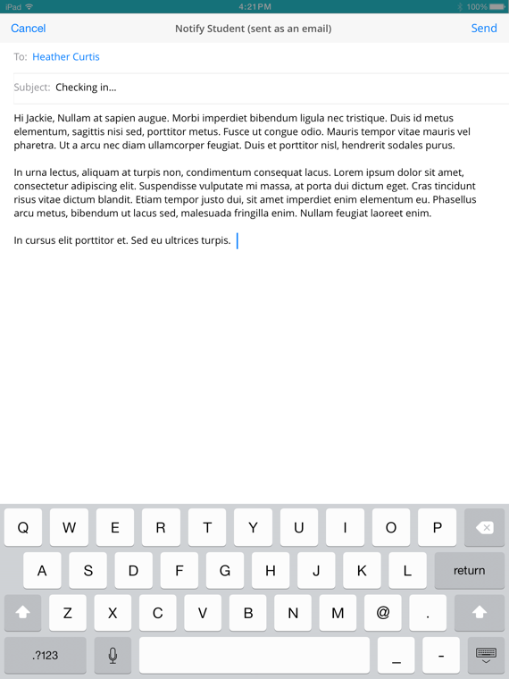 grader app retention center email